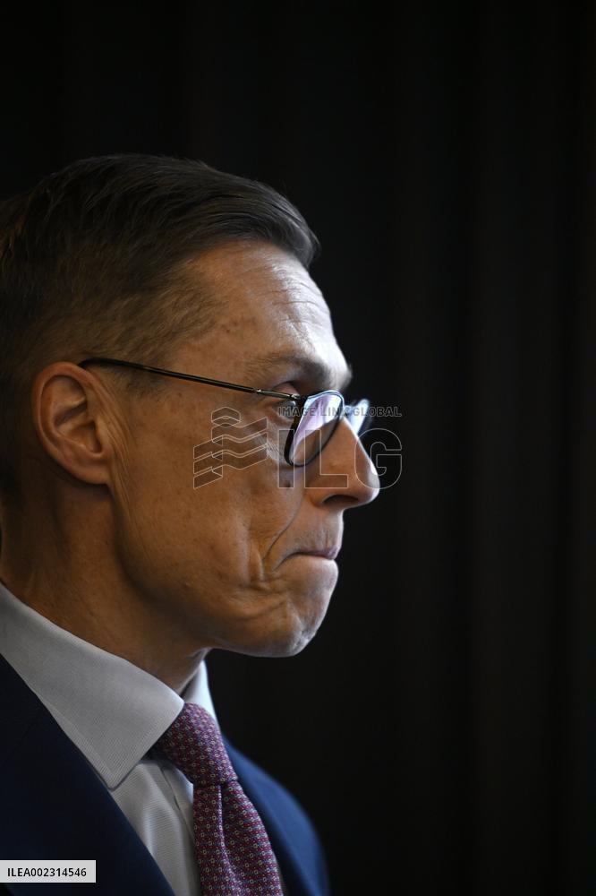 Finnish presidential election 2024 - Stubb presser