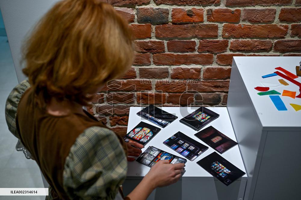 Photo exhibition of Mariupol stained glass windows in Lviv