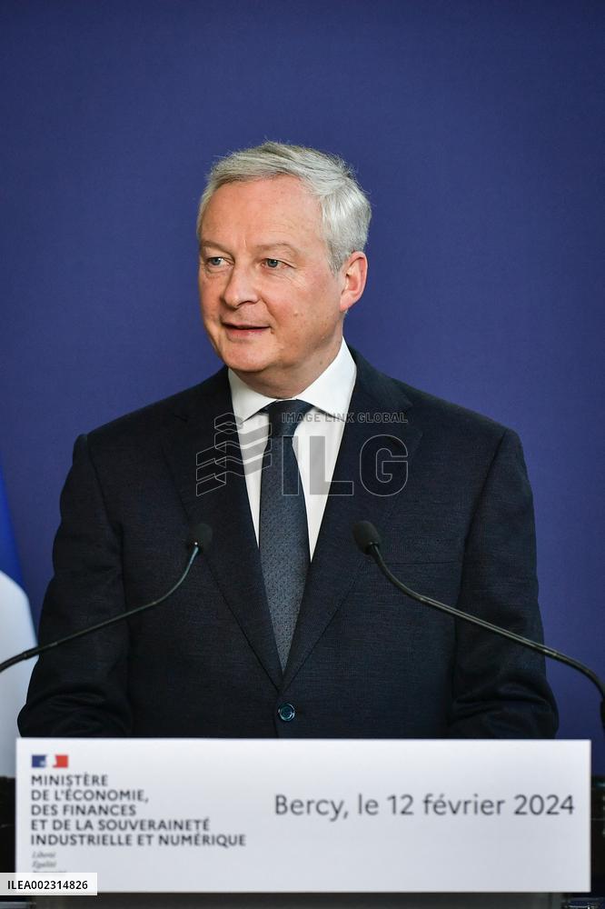 Handover Ceremony At Ministry Of The Economy And Finance - Paris