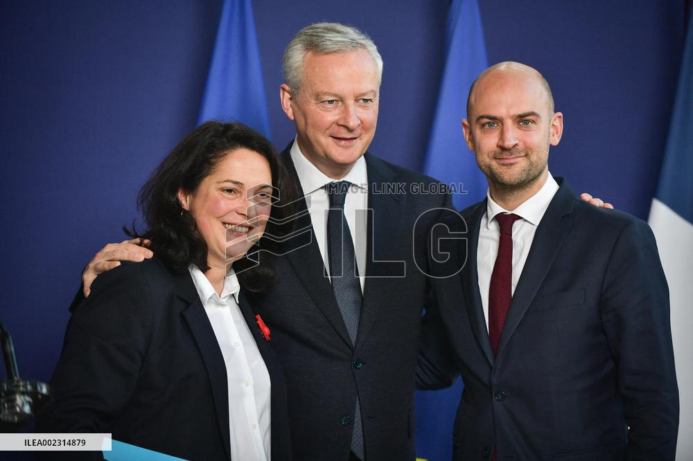 Handover Ceremony At Ministry Of The Economy And Finance - Paris