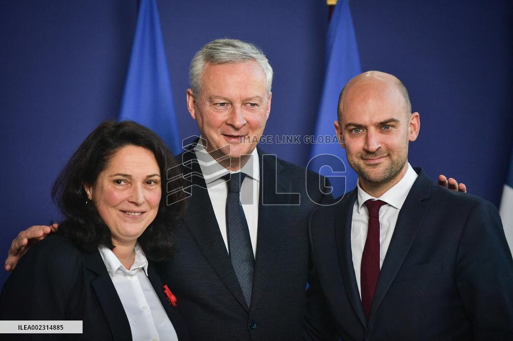 Handover Ceremony At Ministry Of The Economy And Finance - Paris
