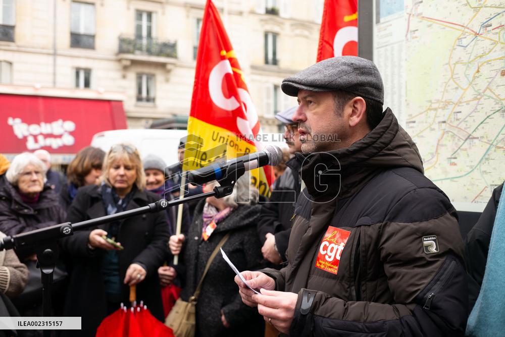 62 Years Of Charonne Deadly Repression - Paris