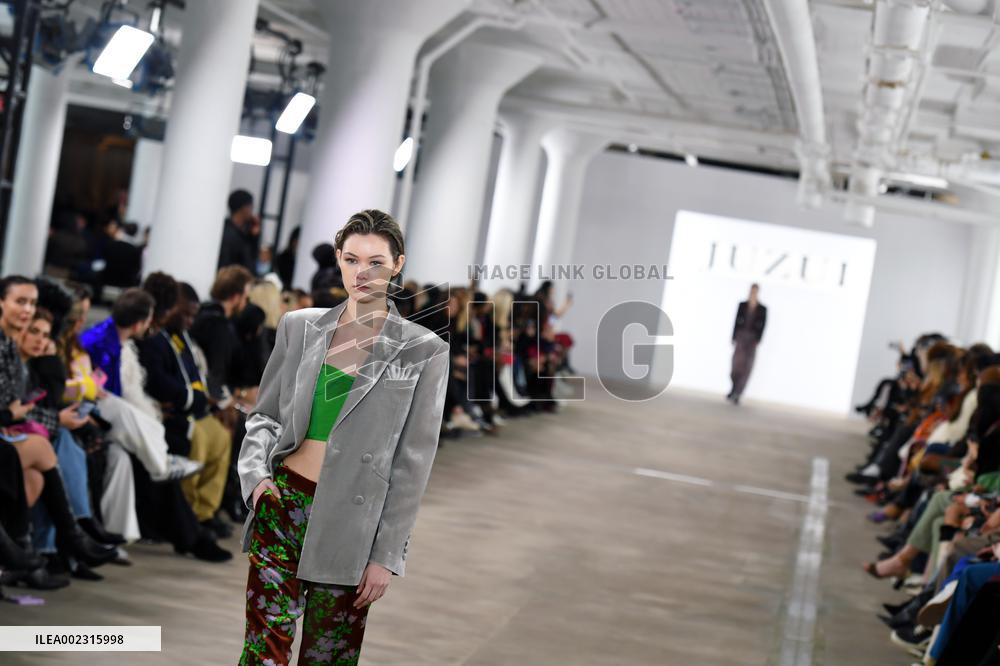 U.S.-NEW YORK-FASHION WEEK-CHINESE BRAND-JUZUI
