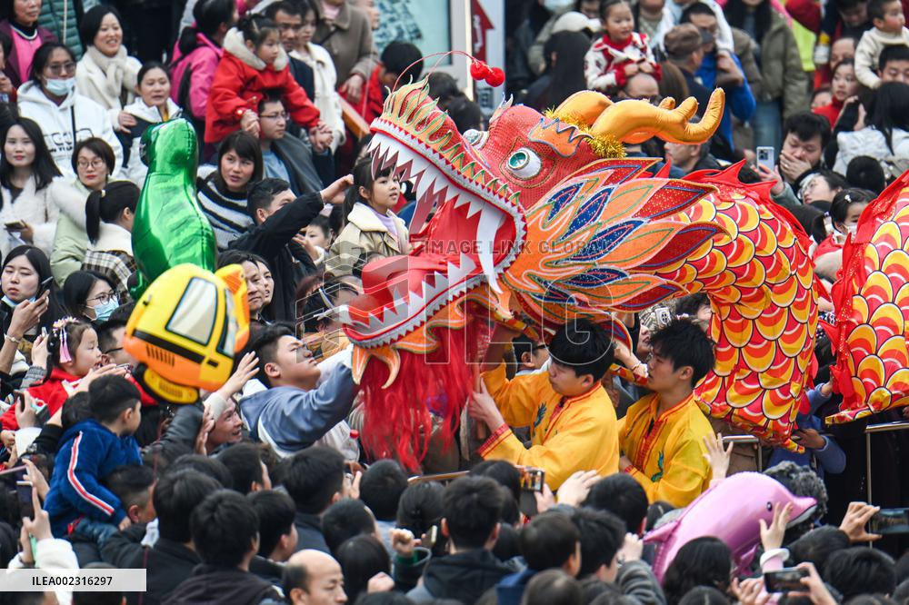 Colored Lantern Display in Nanchang