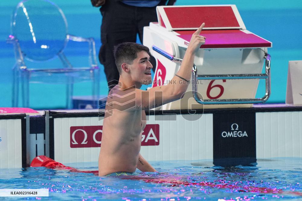 (SP)QATAR-DOHA-SWIMMING-WORLD AQUATICS CHAMPIONSHIPS-MEN'S 50M BUTTERFLY