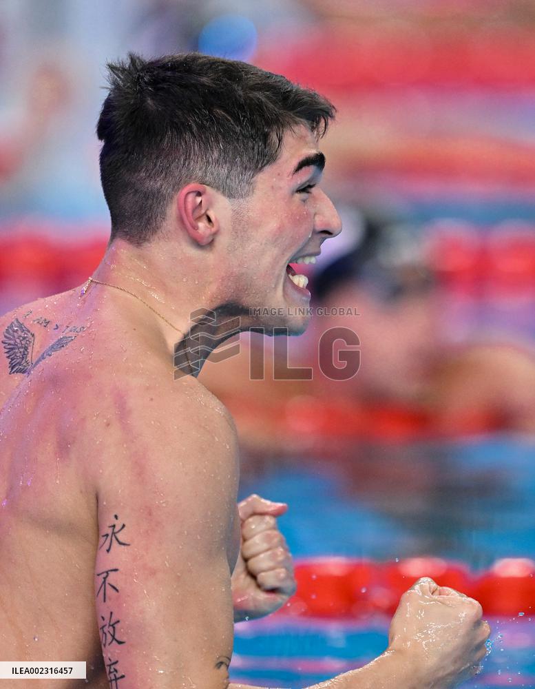 (SP)QATAR-DOHA-SWIMMING-WORLD AQUATICS CHAMPIONSHIPS-MEN'S 50M BUTTERFLY