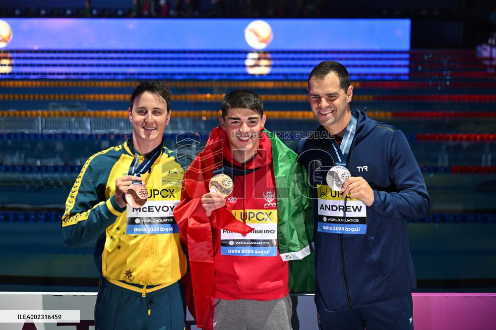 (SP)QATAR-DOHA-SWIMMING-WORLD AQUATICS CHAMPIONSHIPS-MEN'S 50M BUTTERFLY