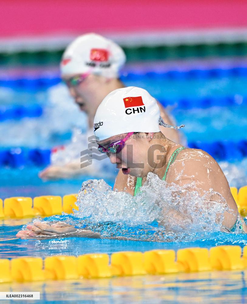 (SP)QATAR-DOHA-SWIMMING-WORLD AQUATICS CHAMPIONSHIPS-WOMEN'S 100M BREASTSTROKE