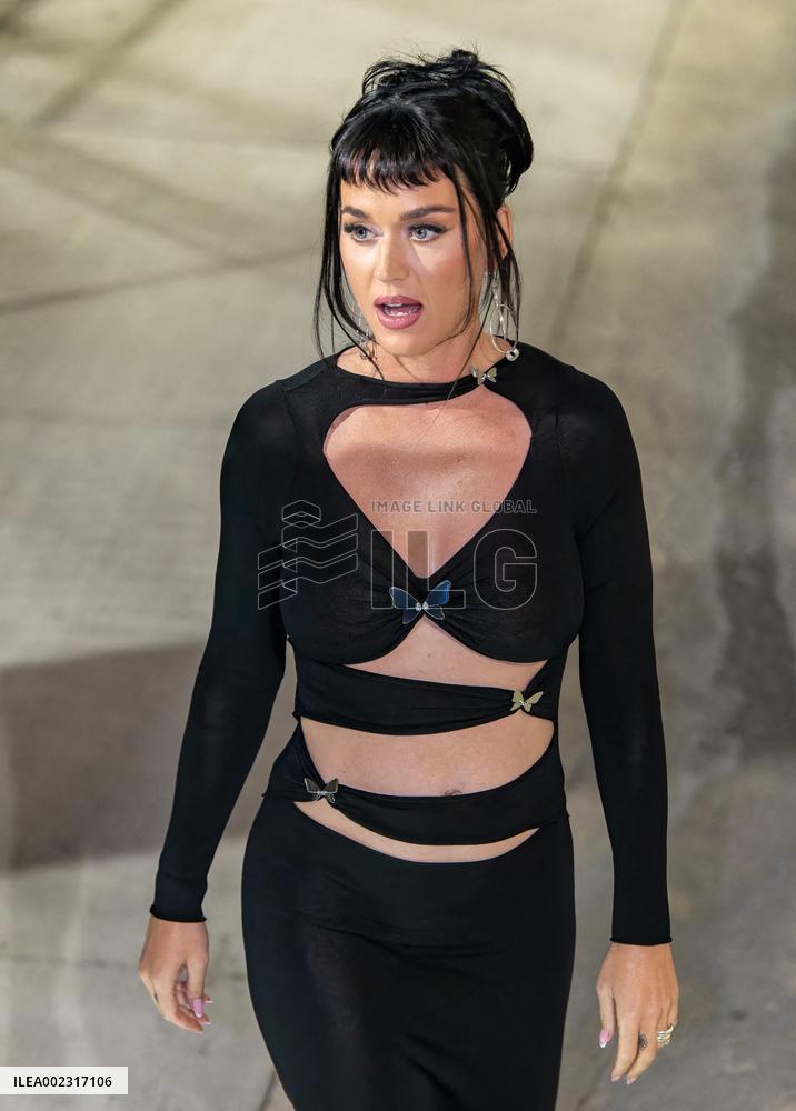 Katy Perry Outside Jimmy Kimmel Live - LA