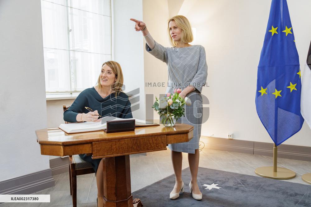 Roberta Metsola´s visit to Tallinn