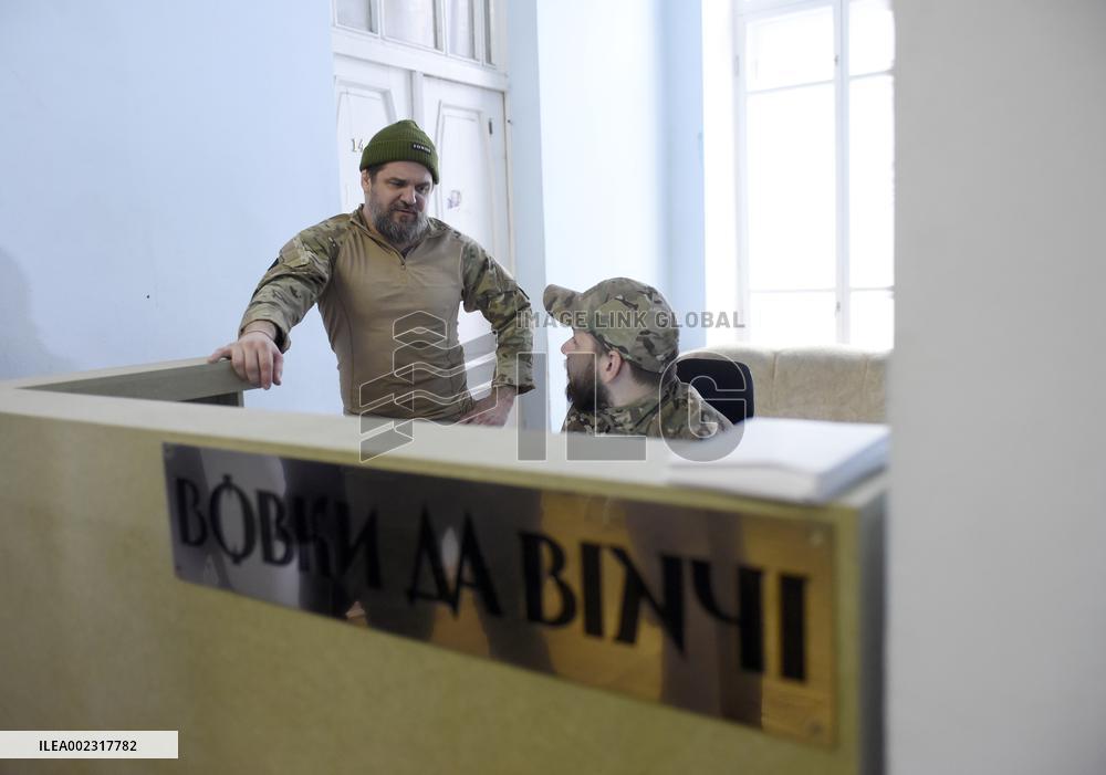 Recruitment centre of Da Vinci Wolves Battalion opens in Kyiv