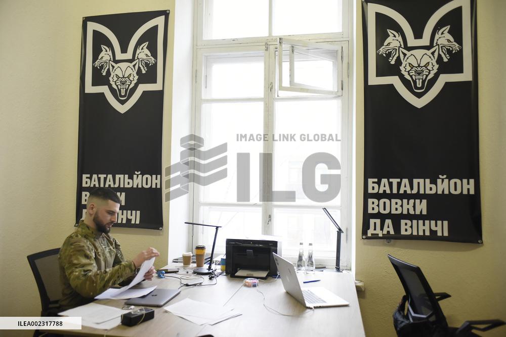 Recruitment centre of Da Vinci Wolves Battalion opens in Kyiv
