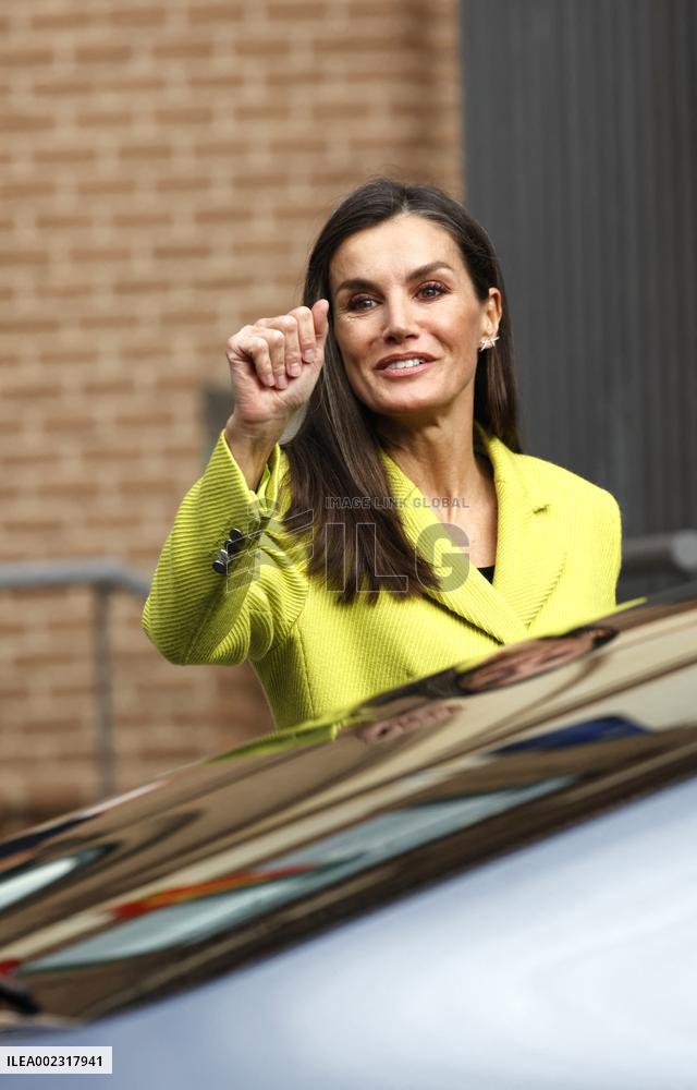 Queen Letizia Working Meeting - Madrid