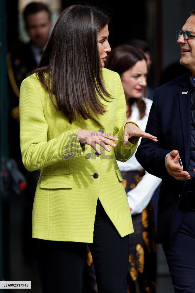 Queen Letizia Working Meeting - Madrid
