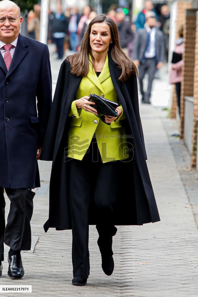 Queen Letizia Working Meeting - Madrid