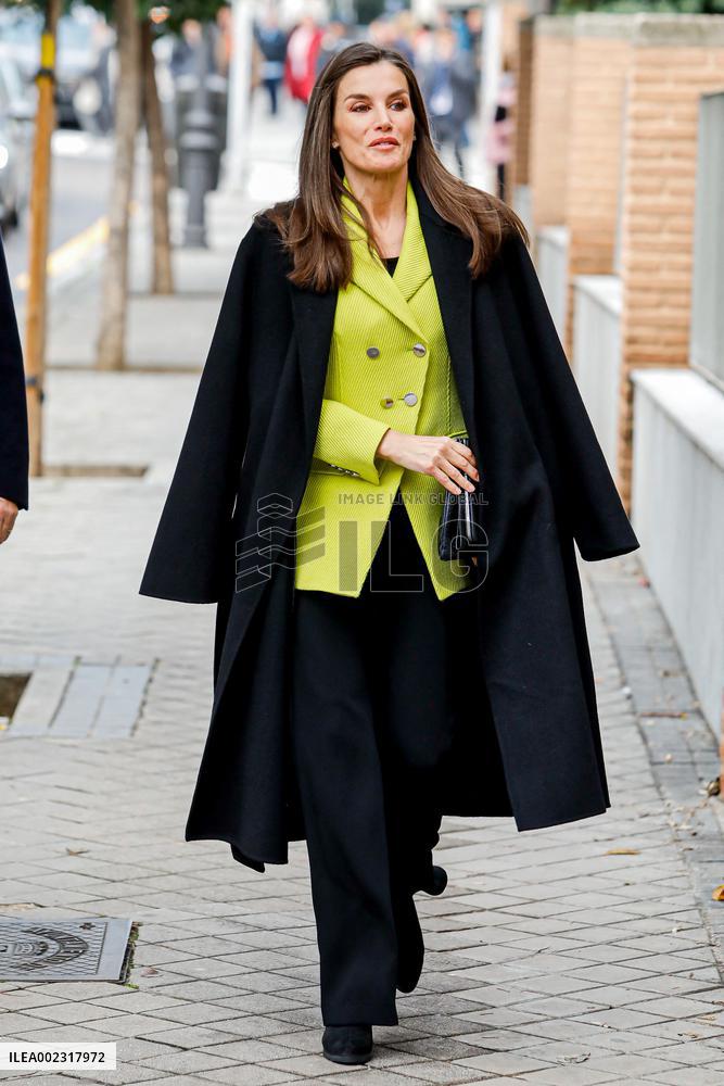 Queen Letizia Working Meeting - Madrid