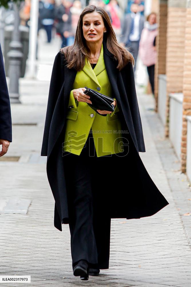 Queen Letizia Working Meeting - Madrid