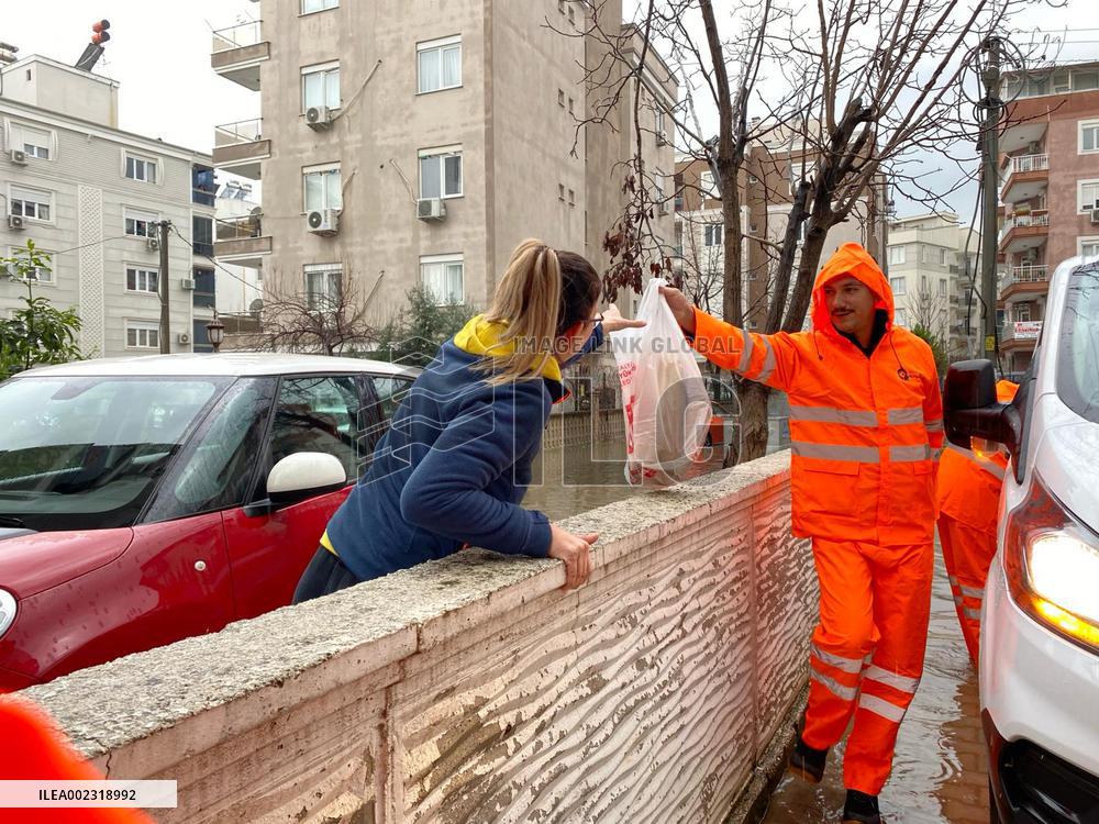 Severe Flooding Hits Antalya