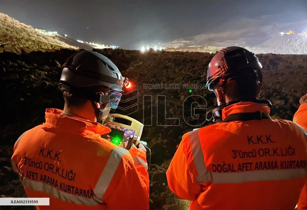 TÜRKIYE-ERZINCAN-GOLD MINE-LANDSLIDE