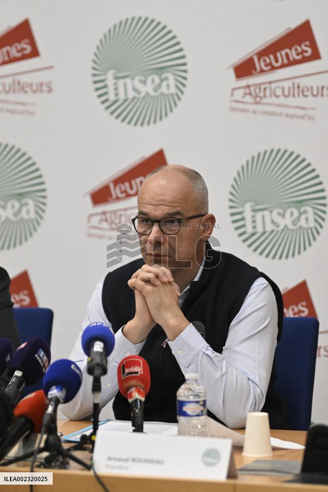 Farmers Union’s Head Says Protests Could Resume - Paris