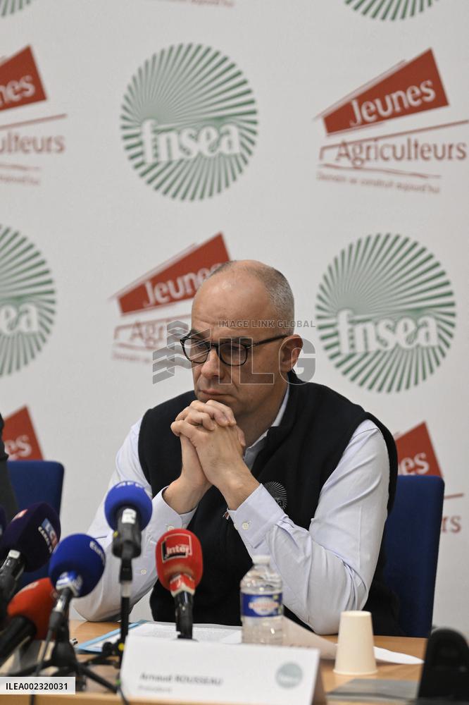 Farmers Union’s Head Says Protests Could Resume - Paris