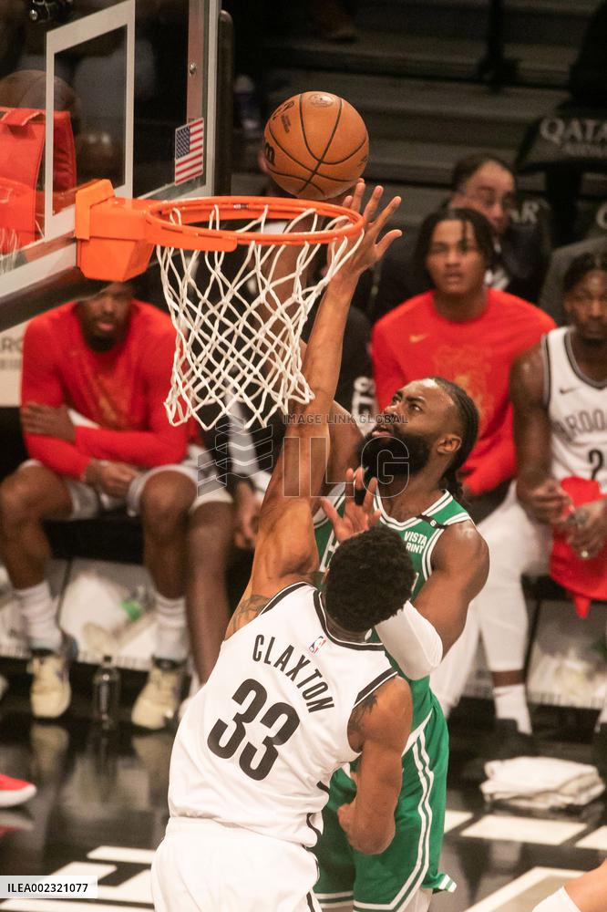 (SP)U.S.-NEW YORK-BASKETBALL-NBA-NETS VS CELTICS