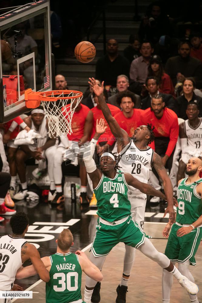 (SP)U.S.-NEW YORK-BASKETBALL-NBA-NETS VS CELTICS