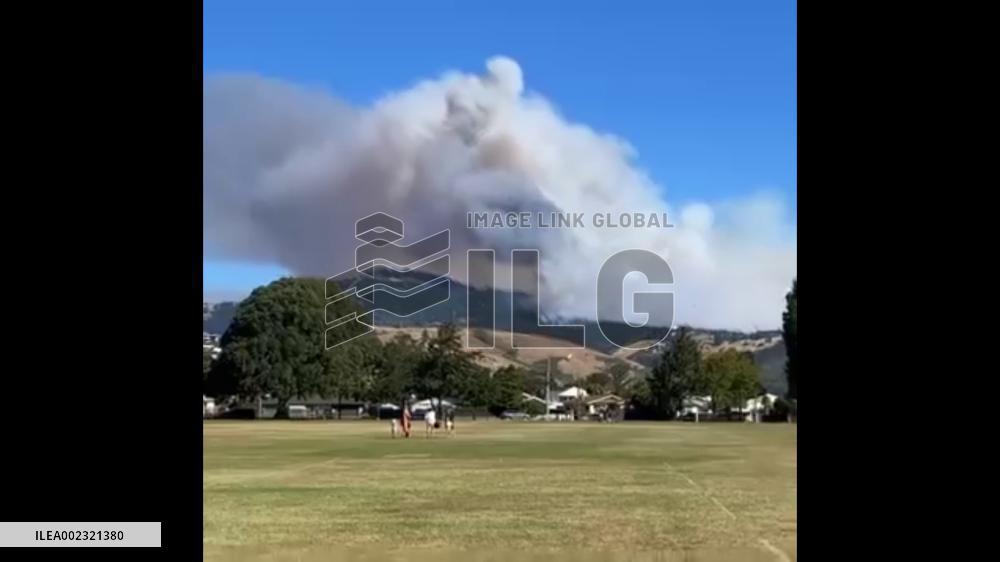 New Zealand: Vegetation Fire Erupts In Port Hills In Christchurch, Evacuation Underway 5