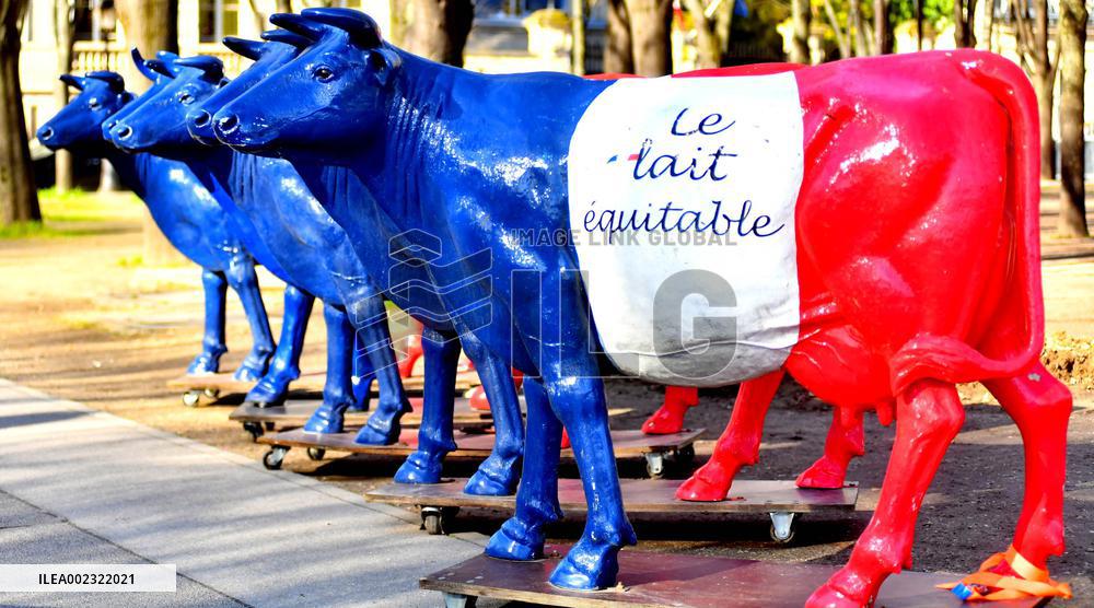 Protest Of Milk Producers - Paris