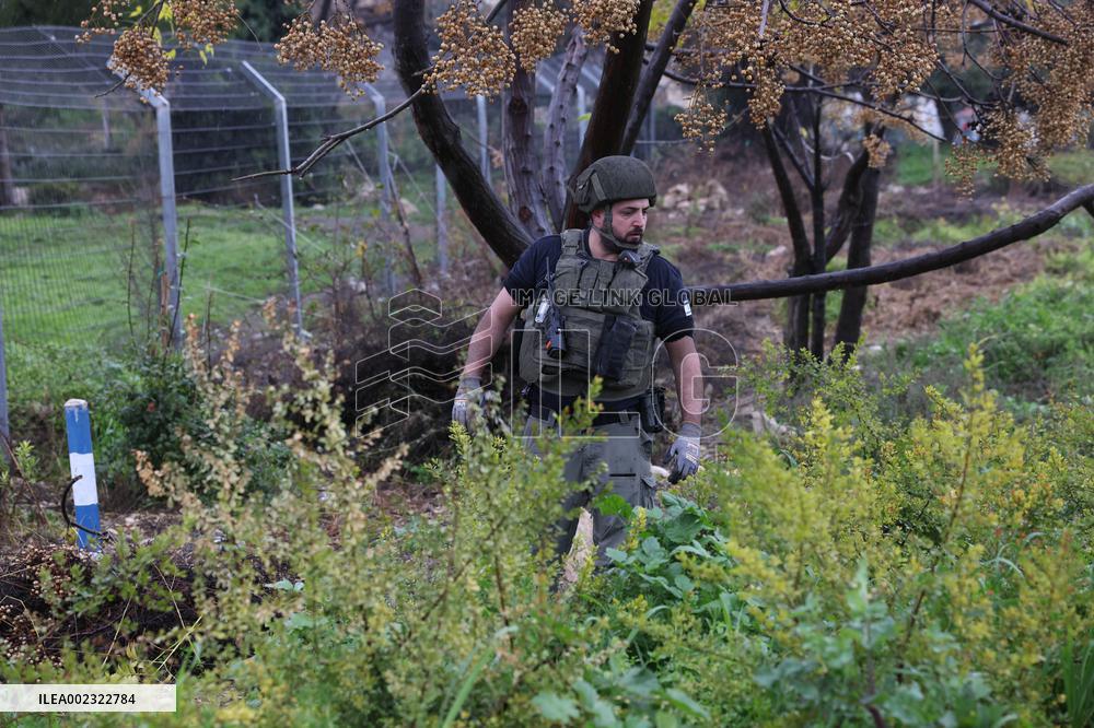 ISRAEL-SAFED-ROCKET ATTACK