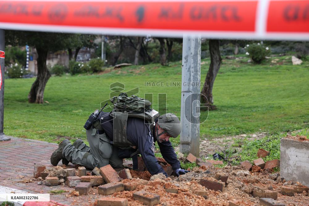 ISRAEL-SAFED-ROCKET ATTACK