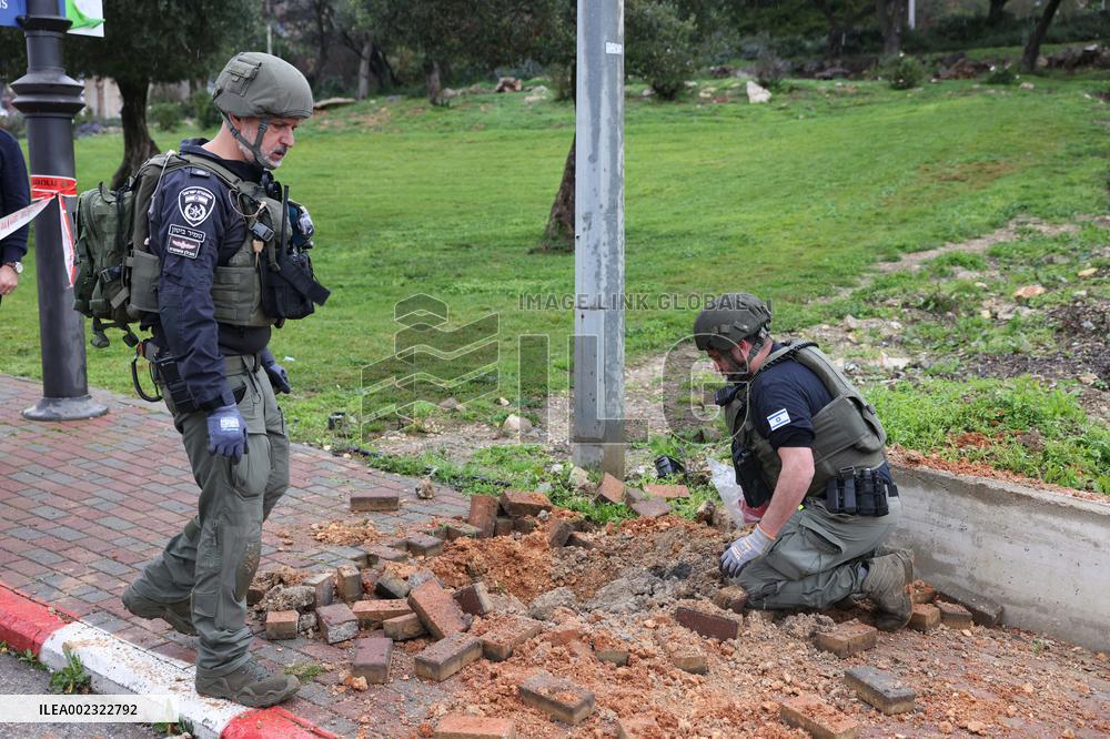ISRAEL-SAFED-ROCKET ATTACK