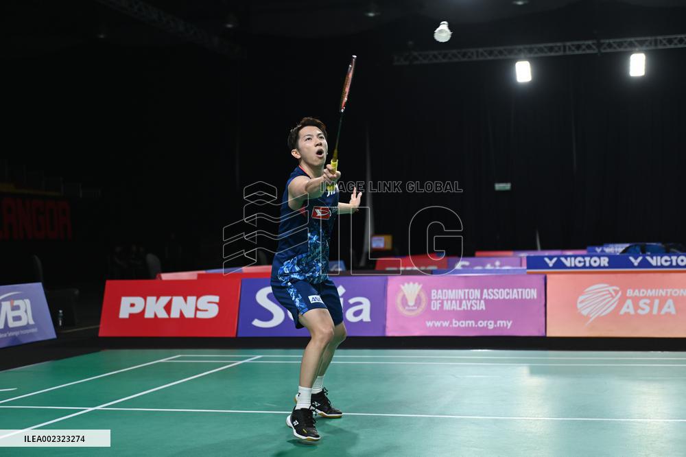 (SP)MALAYSIA-SHAH ALAM-BADMINTON-ASIA TEAM CHAMPIONSHIPS-MEN-JPN VS SGP