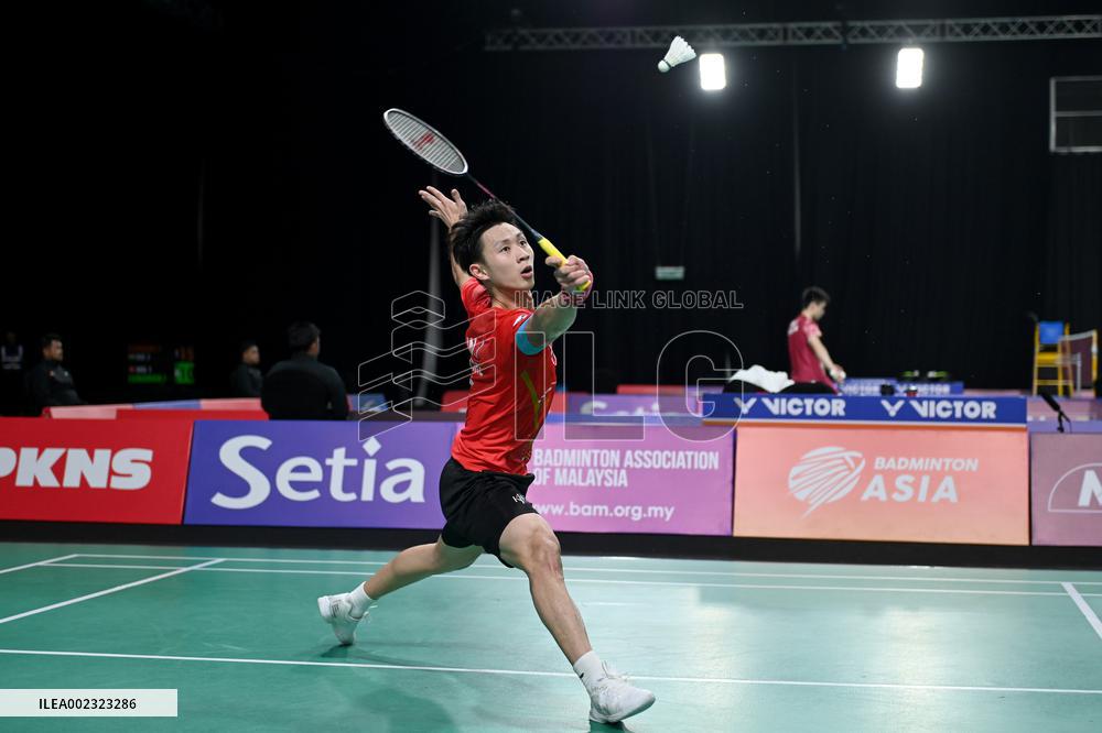 (SP)MALAYSIA-SHAH ALAM-BADMINTON-ASIA TEAM CHAMPIONSHIPS-MEN-JPN VS SGP