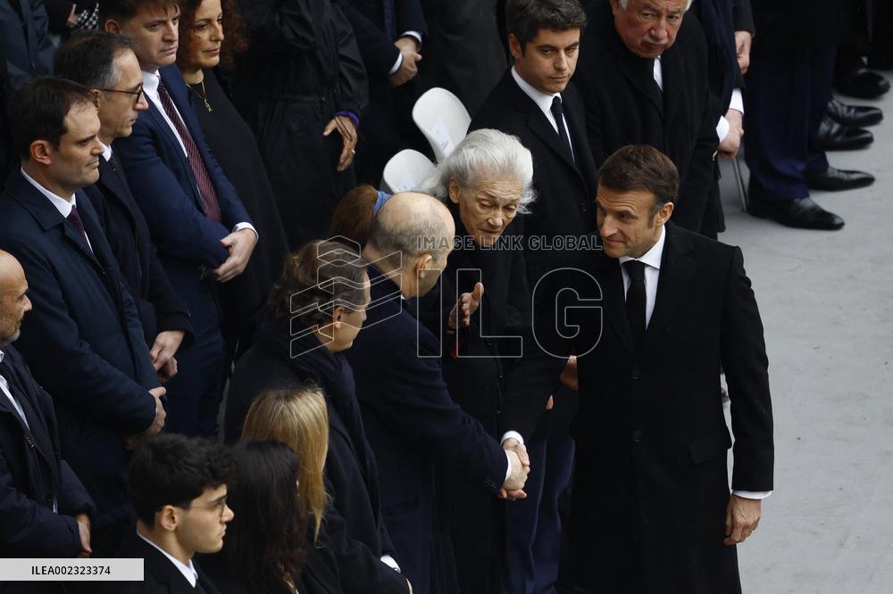 National Tribute To Robert Badinter - Paris