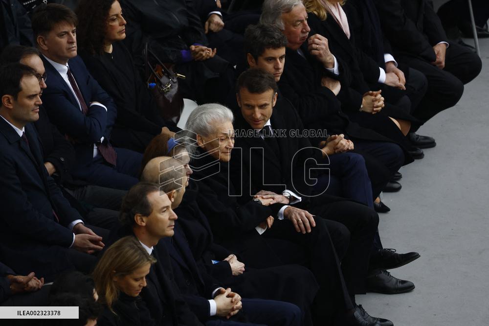 National Tribute To Robert Badinter - Paris