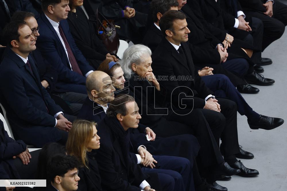 National Tribute To Robert Badinter - Paris