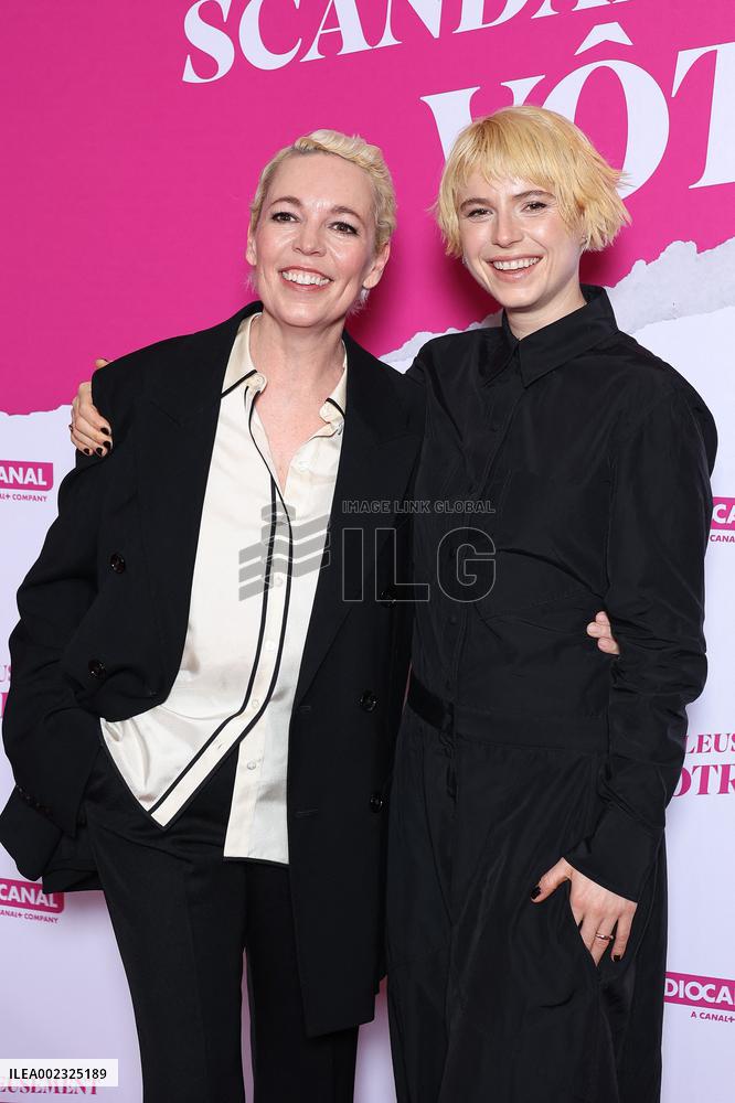 Wicked Little Letters - Scandaleusement Votre Paris Film Premiere At Drugstore Publicis Cinema