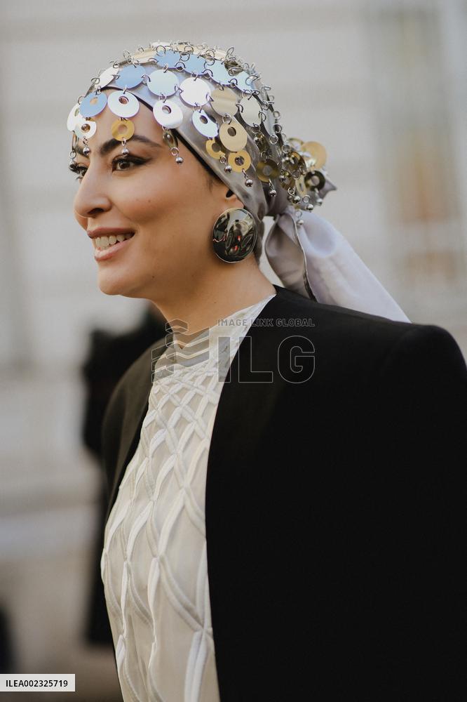 PFW - Street Style At Georges Hobeika