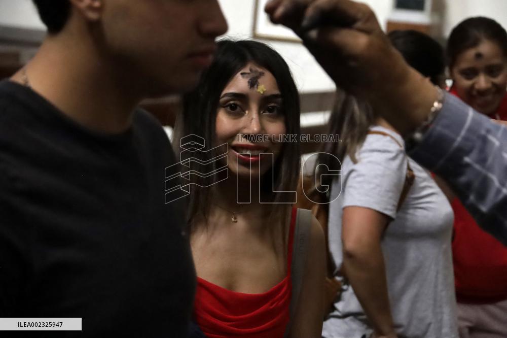 Ash Wednesday Celebration - Mexico City