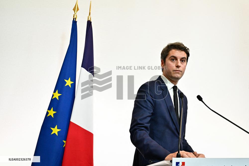 PM Attal awards the Ilan Halimi prize - Paris