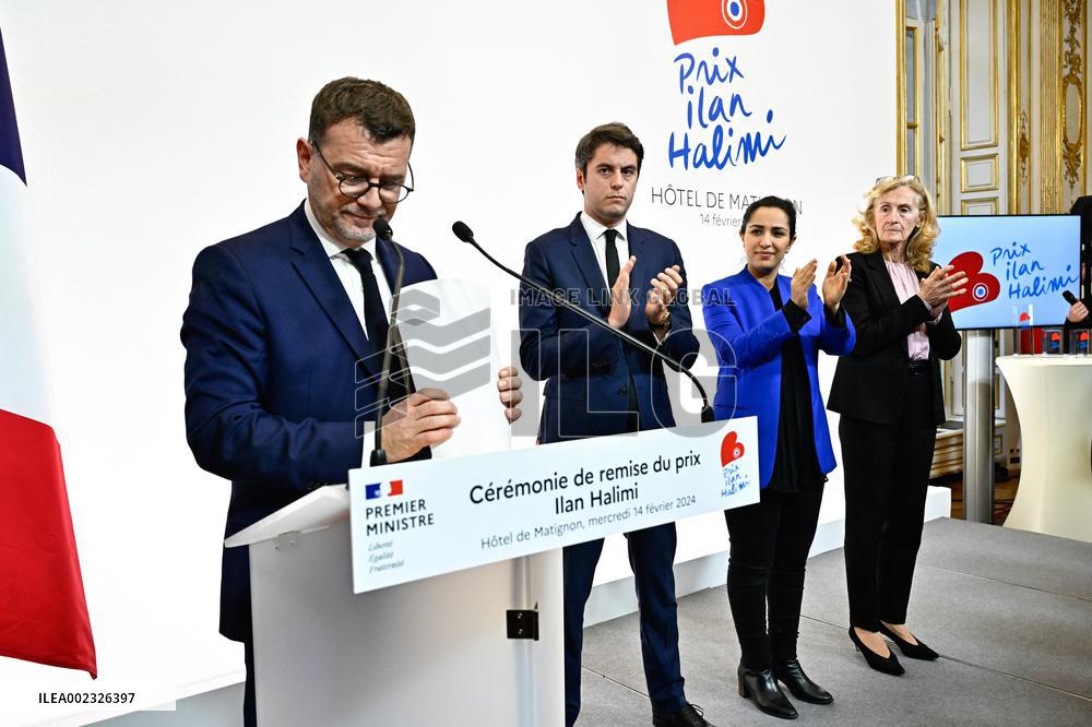 PM Attal awards the Ilan Halimi prize - Paris