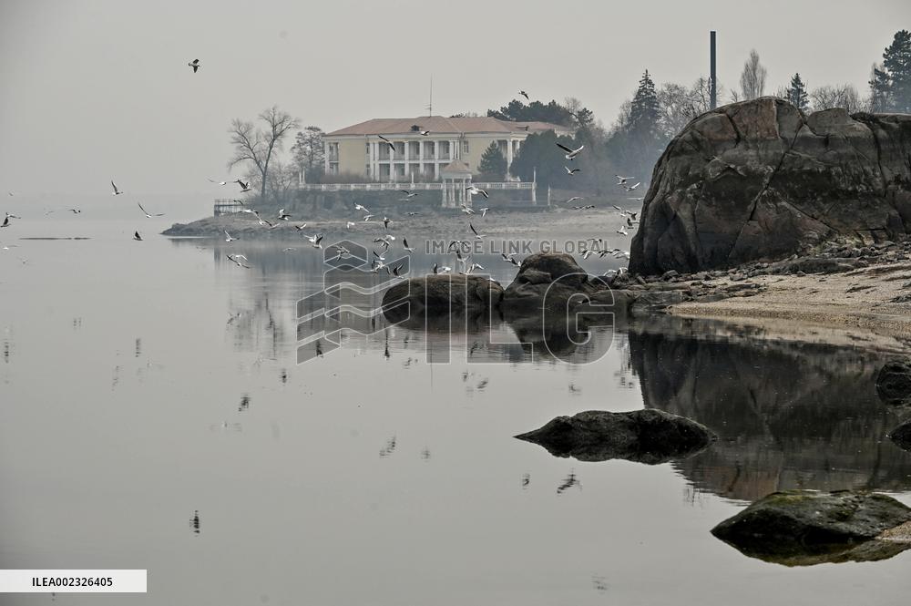 Zaporizhzhia in winter