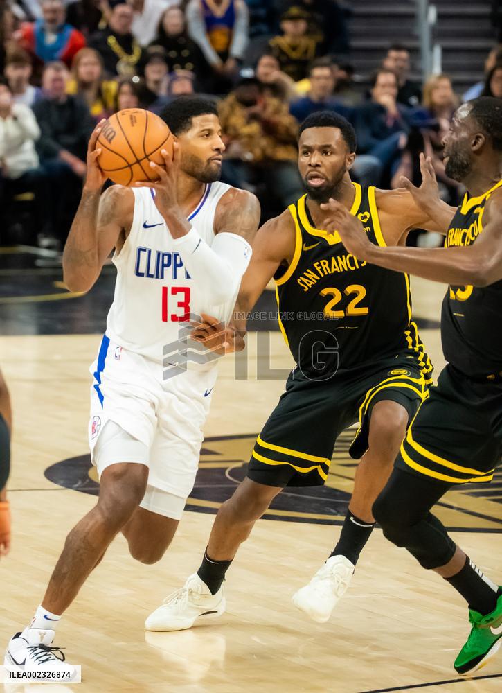 (SP)U.S.-SAN FRANCISCO-BASKETBALL-NBA-CLIPPERS VS WARRIORS