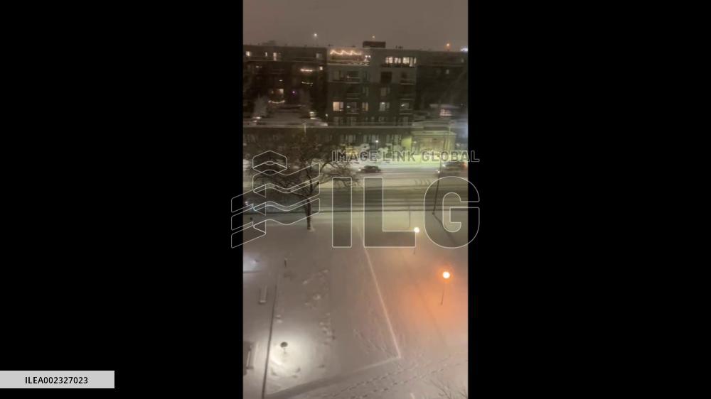 US: Minnesota Sees Biggest Snowfall Of Season After Record Warm Winter Weather