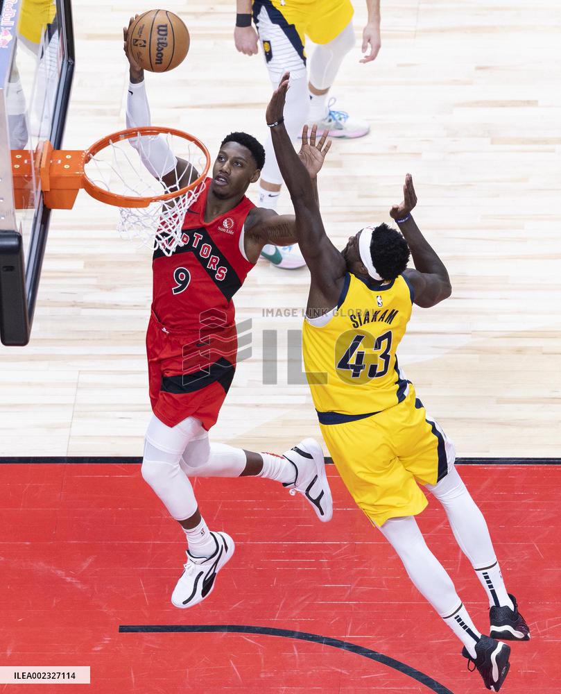 (SP)CANADA-TORONTO-BASKETBALL-NBA-PACERS VS RAPTORS