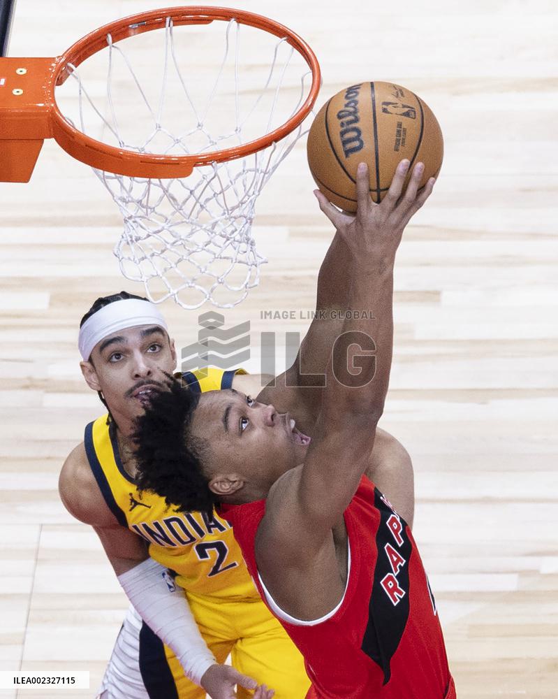 (SP)CANADA-TORONTO-BASKETBALL-NBA-PACERS VS RAPTORS