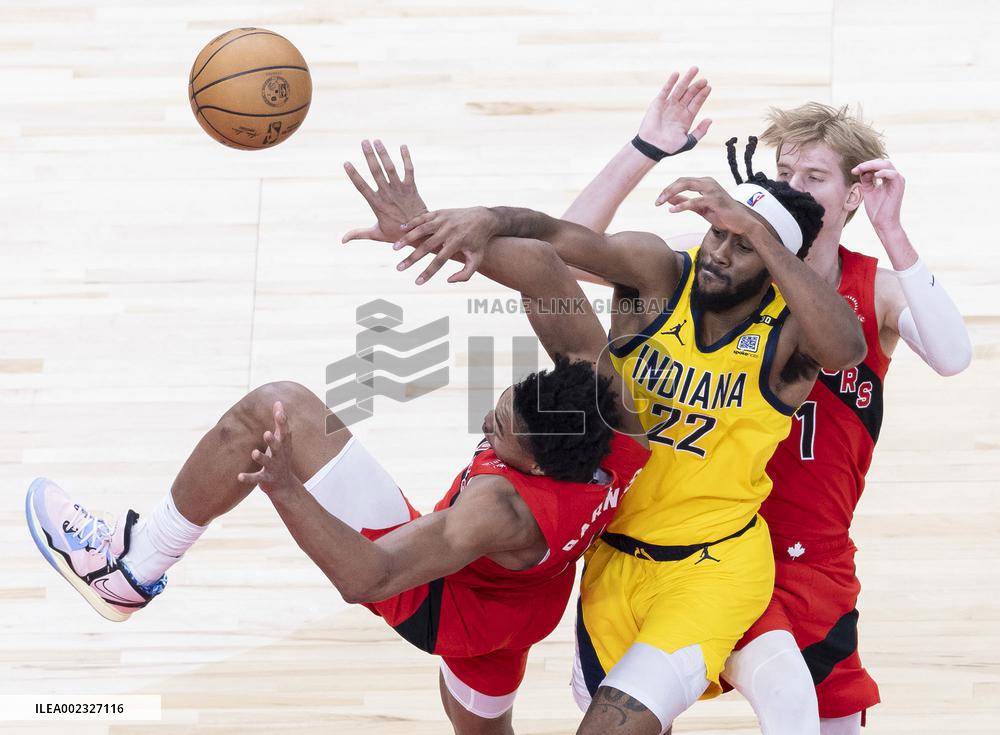 (SP)CANADA-TORONTO-BASKETBALL-NBA-PACERS VS RAPTORS