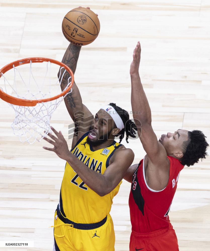 (SP)CANADA-TORONTO-BASKETBALL-NBA-PACERS VS RAPTORS