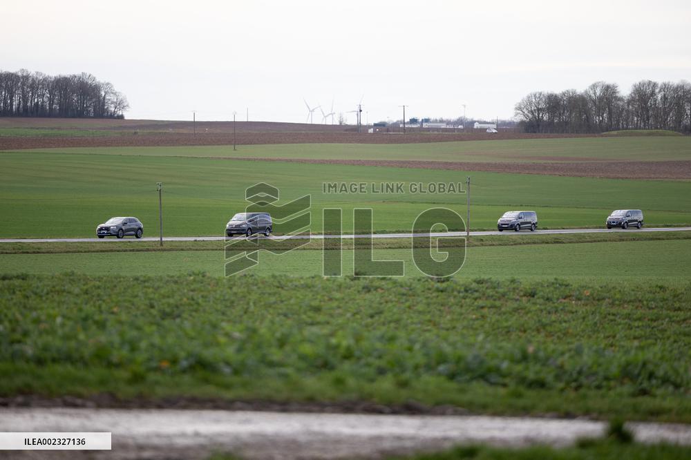 PM Attal Visits A Cattle Farm - Janvilliers